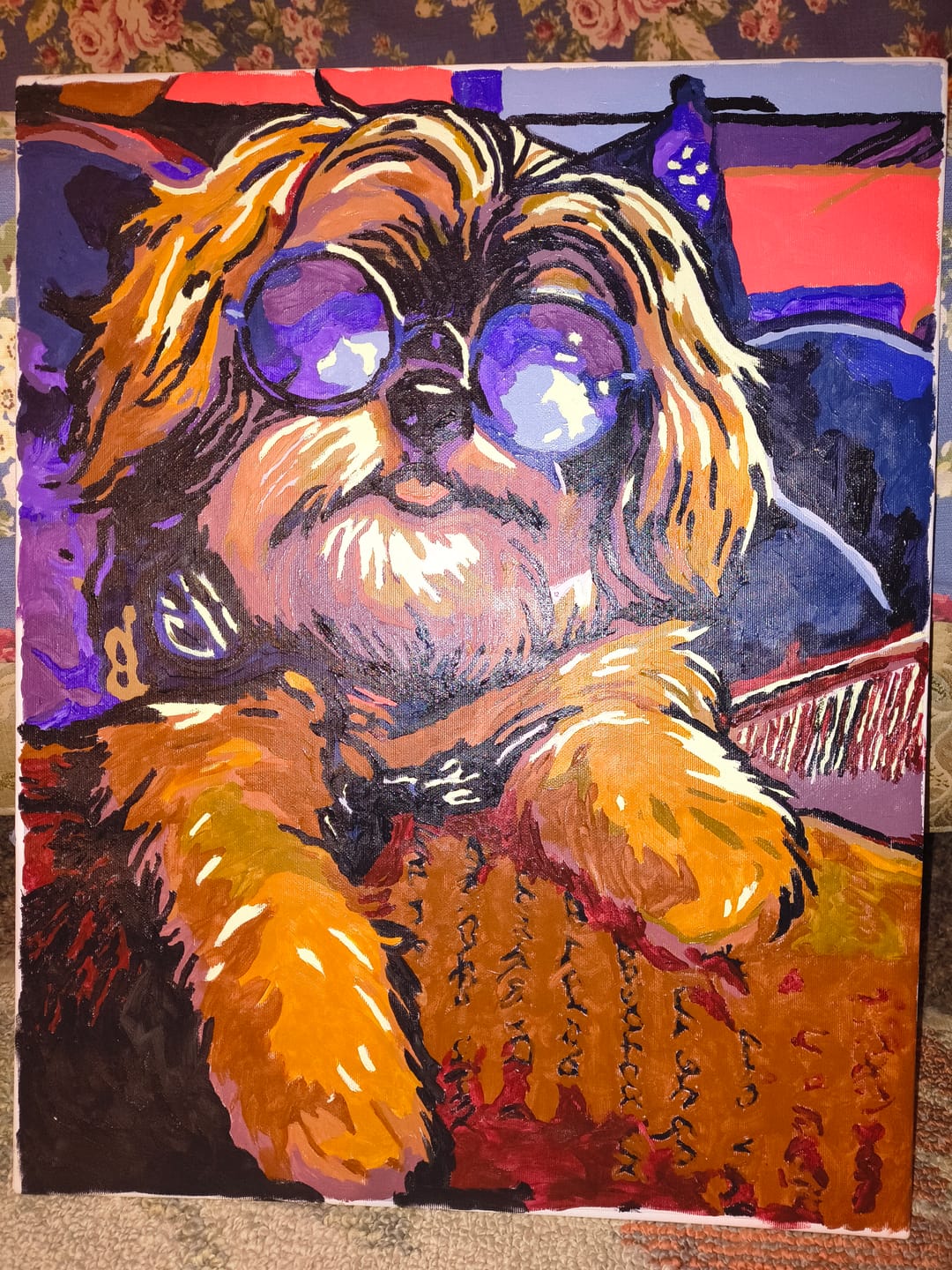 Customer photo review of YOUR PHOTO AS PAINT BY NUMBERS