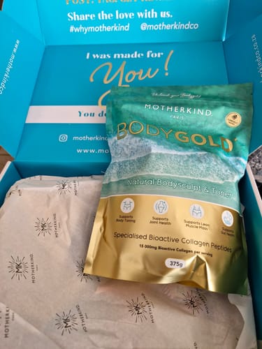 Customer photo review of BodyGOLD Collagen Peptides - 375g