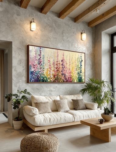 Customer photo review of Wildflower Symphony: Textured Art