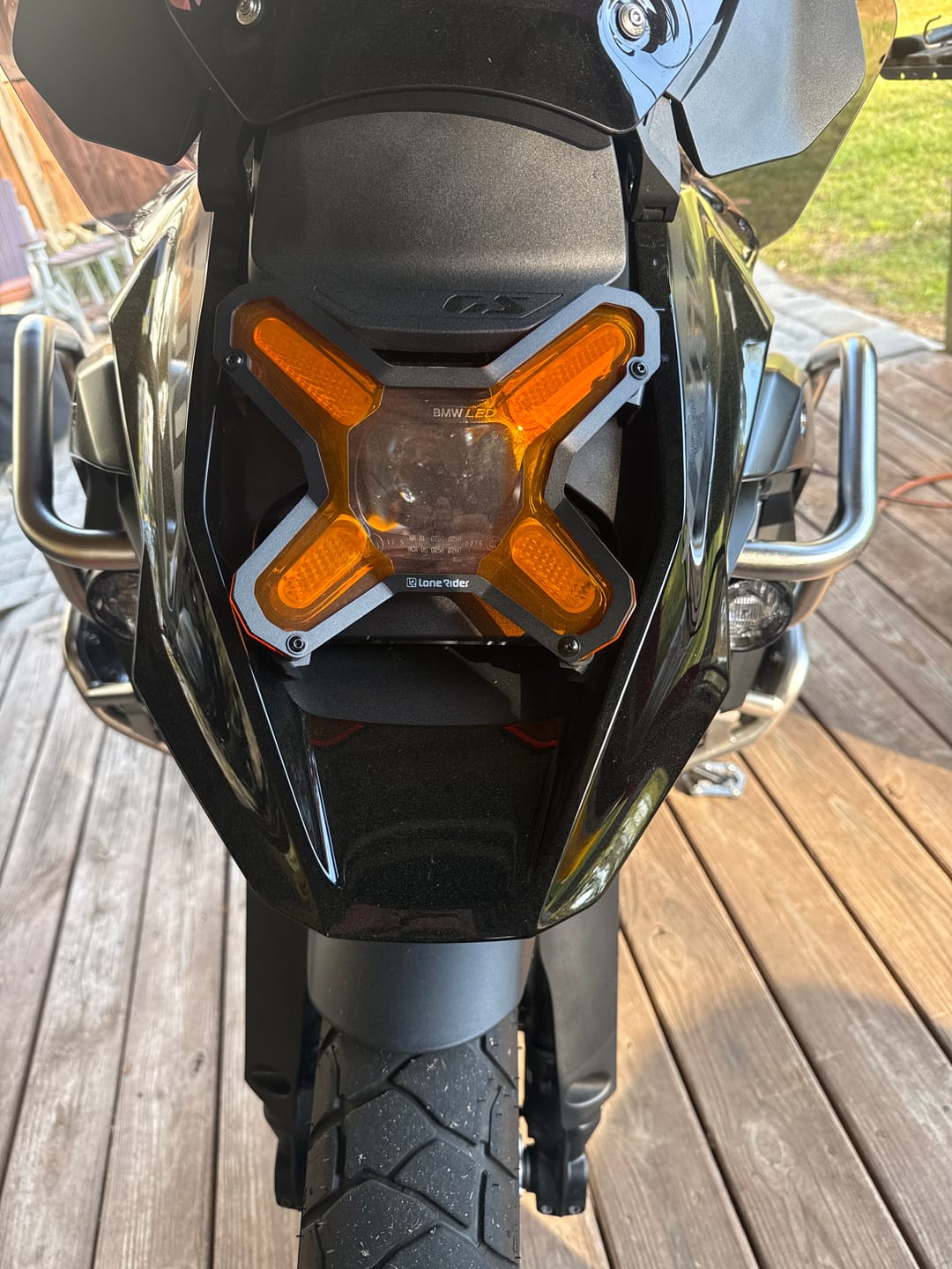 Customer photo review of Headlight Guard Kit for BMW R1300GS / R1300GS Adventure