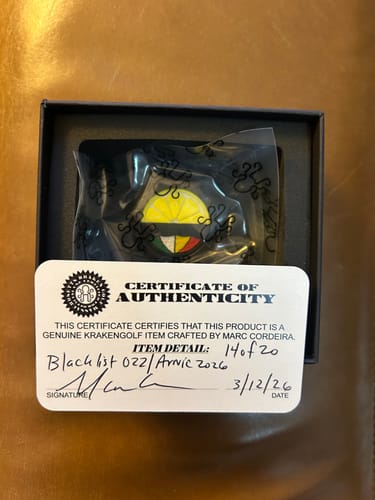 Customer photo review of Blacklist 022 | Arnie 2026 Ball Marker