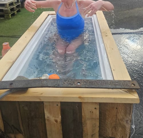 Customer photo review of Raya Onepiece - Blue Crush/Too Blue