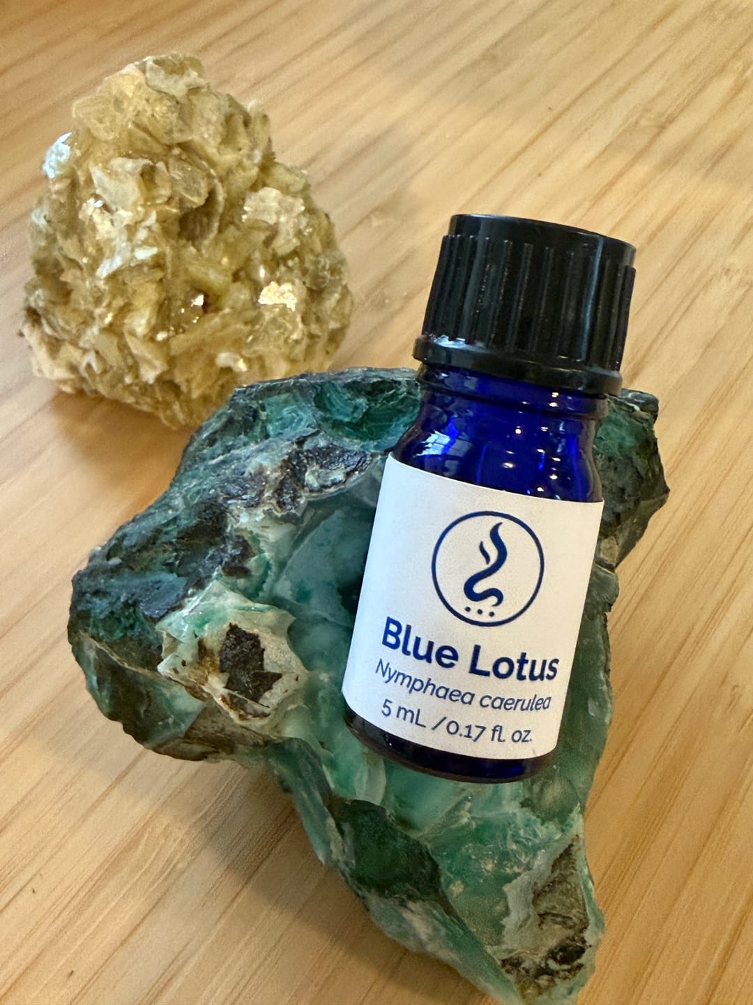 Customer photo review of True Egyptian Blue Lotus Oil 5 mL | Cold-Pressed