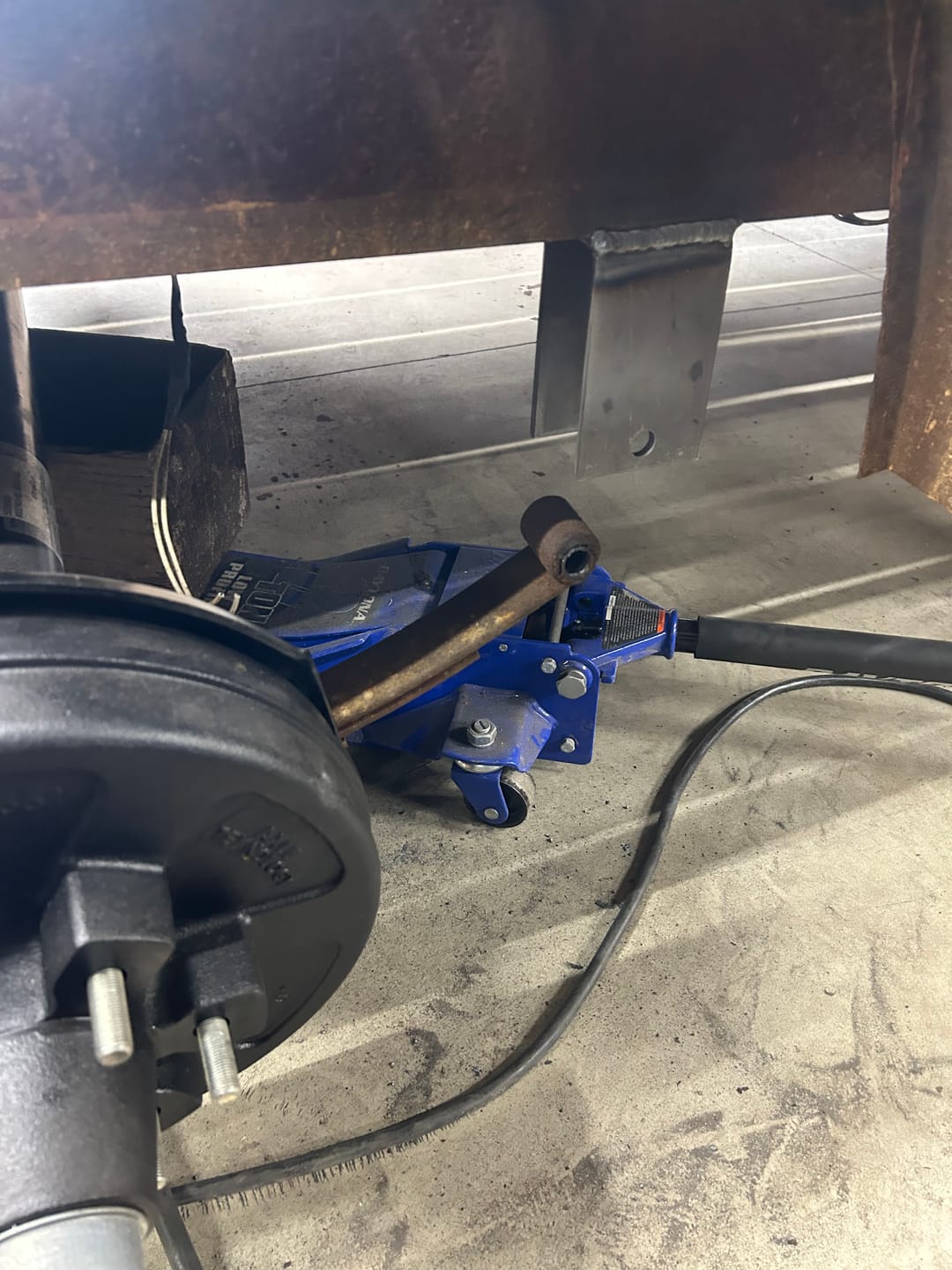 Customer photo review of Trailer Leaf Spring Hanger - Double Eye Springs - 1-3/4" Wide Springs - 4-7/8" Tall - 9/16" Bolt Hole - 4101-4L