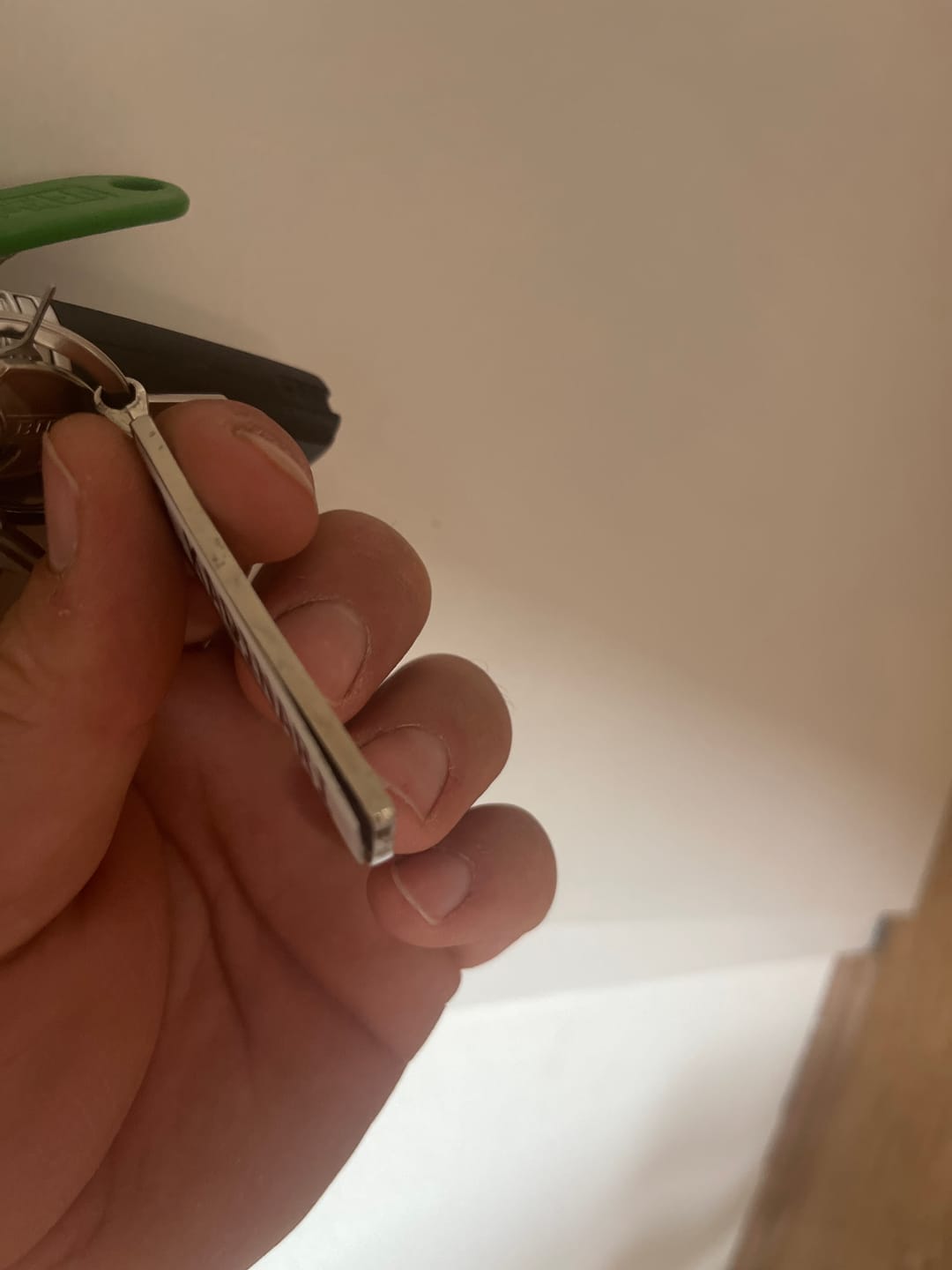 Customer photo review of Personalisierter Kennzeichen-Schlüsselanhänger – Dein Nummernschild als Anhänger