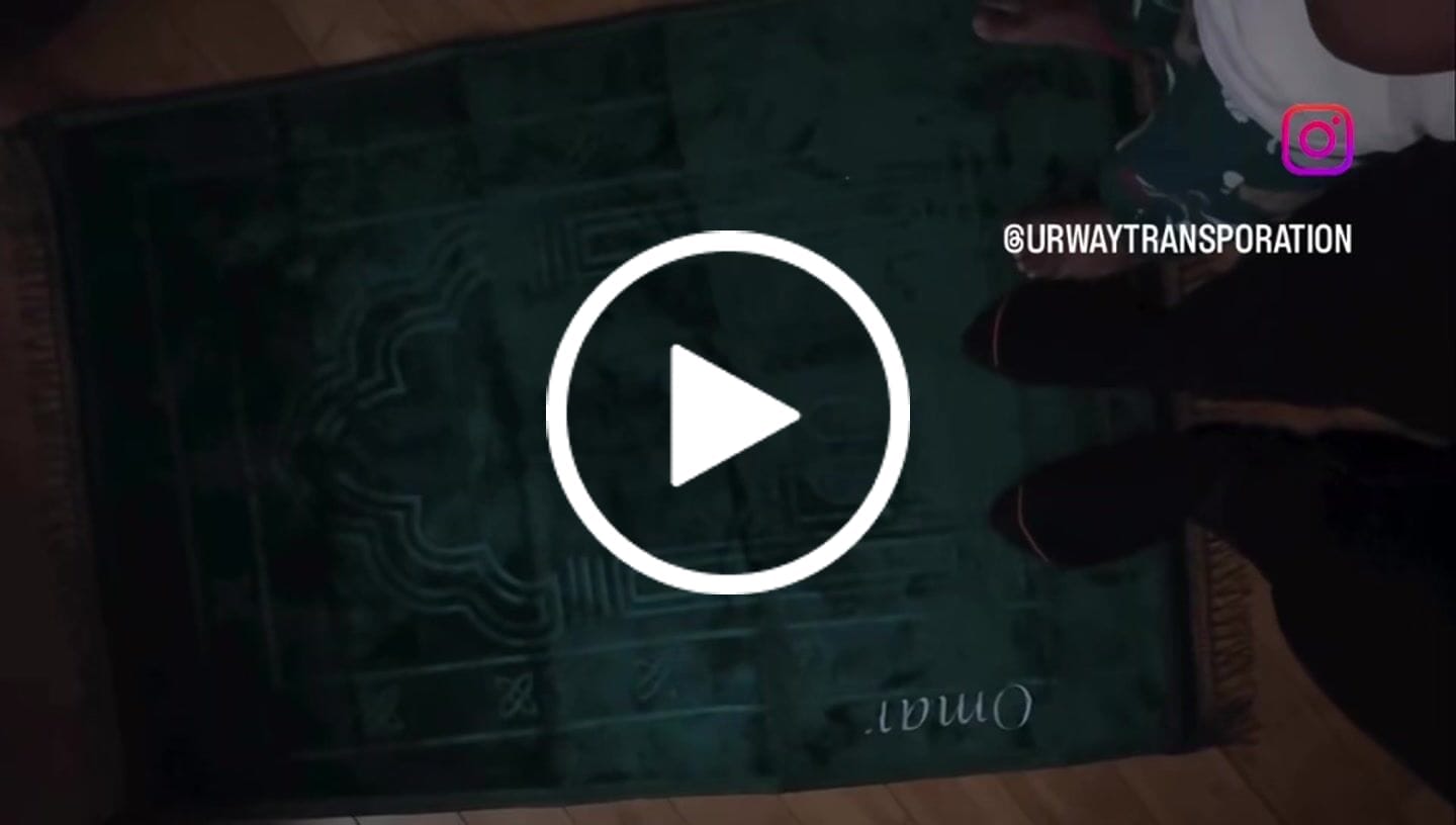 Customer video review of PRAYERMAT PERSONALIZED