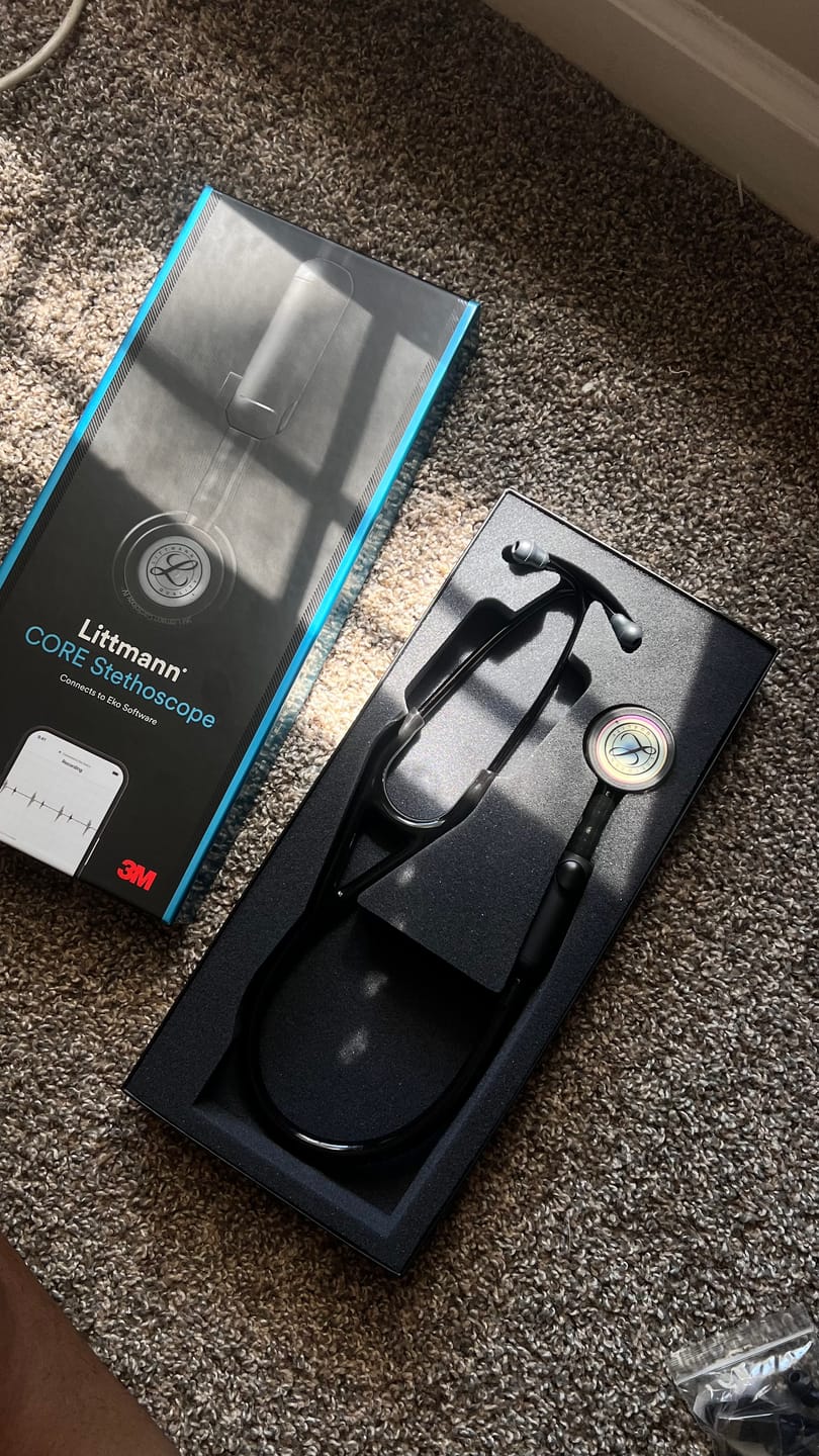 Customer photo review of Pod Technical Cardiopod II Stethoscope Case for all Littmann Stethoscopes - Raspberry