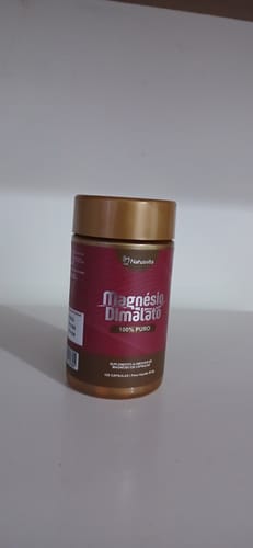 Customer photo review of Magnésio Dimalato Puro. 120 Cápsulas