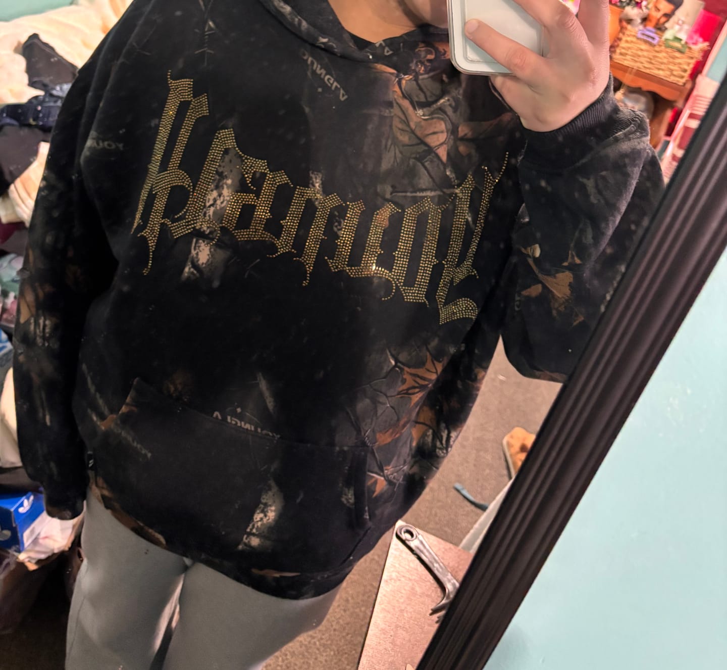 Customer photo review of W5168 - Camo Bling Hoodie