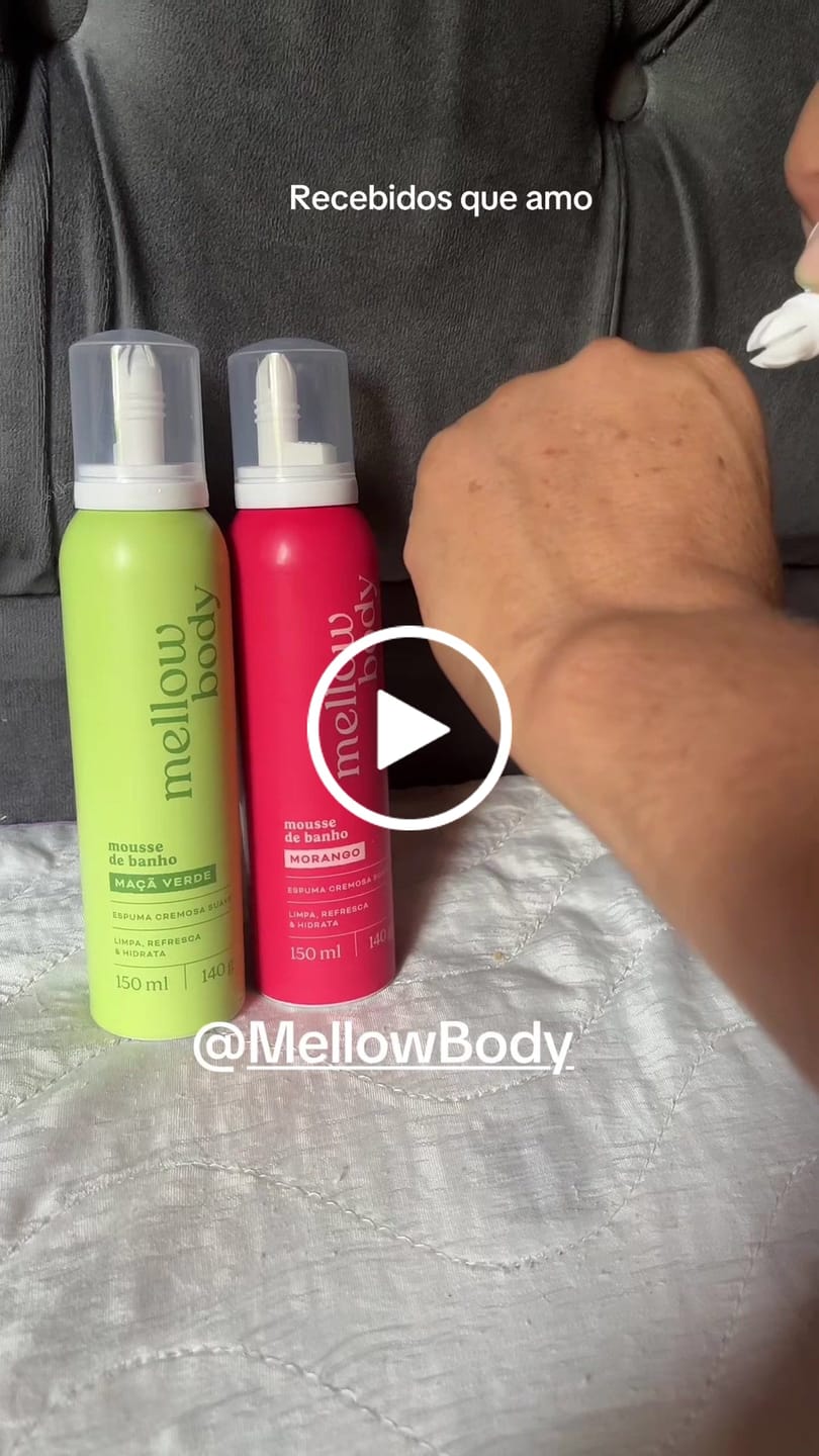 Customer video review of Mellow Mousse Maçã Verde