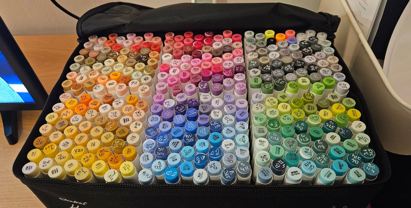 Customer photo review of Ohuhu Marker Bag for Oahu and Honolulu Series