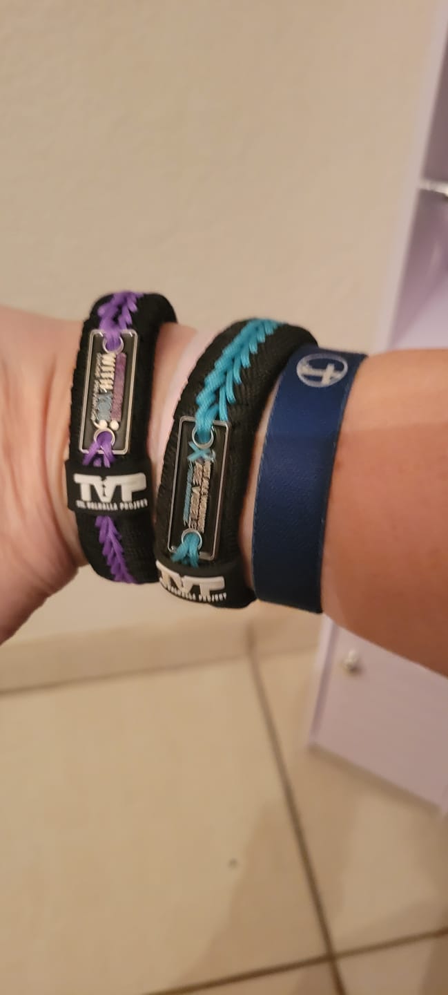 Customer photo review of PTSD Awareness - Paracord Bracelet
