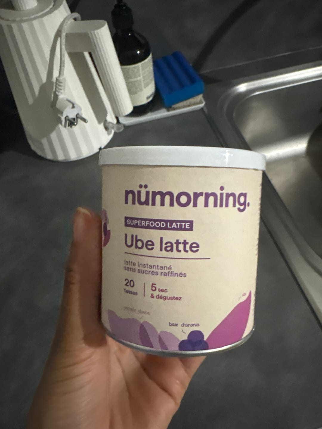 Customer photo review of Ube Latte