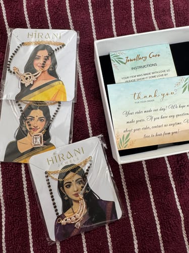 Customer photo review of Shubh Loop Mangalsutra