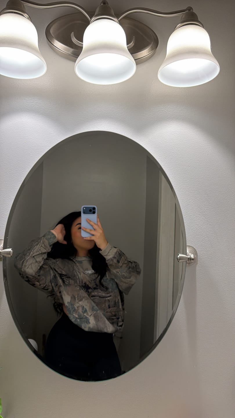 Customer photo review of 5206 - Tree Camo Collection - Crewnecks