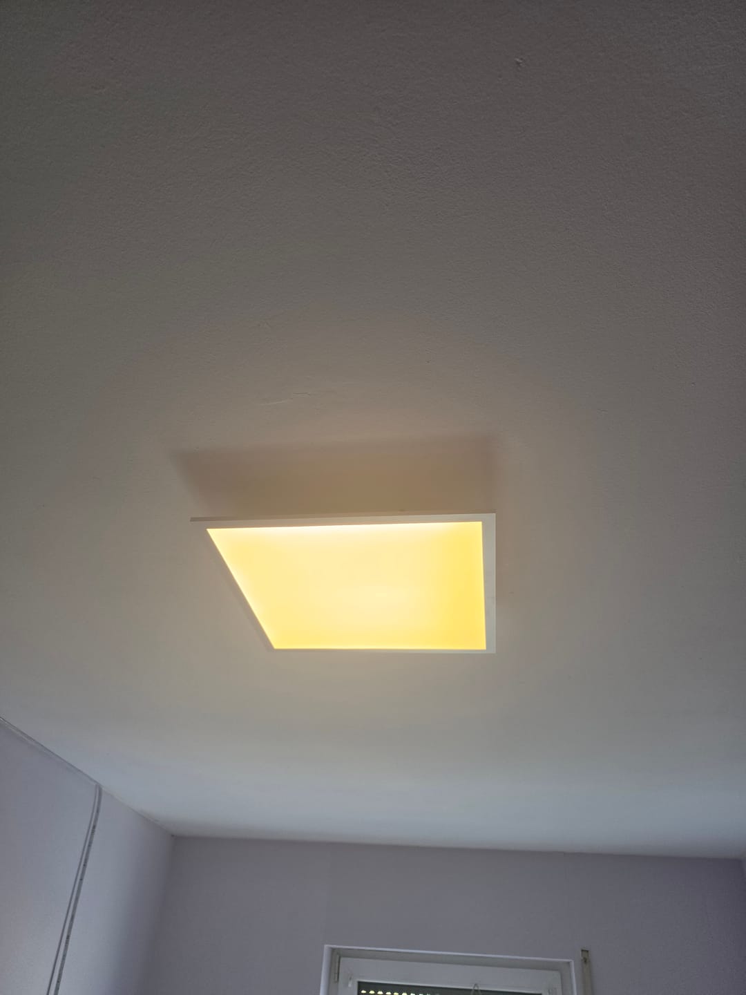 Customer photo review of LEDVANCE SMART+ WIFI Magic Panelleuchte 24W, 2400lm, 45x45cm, weiß