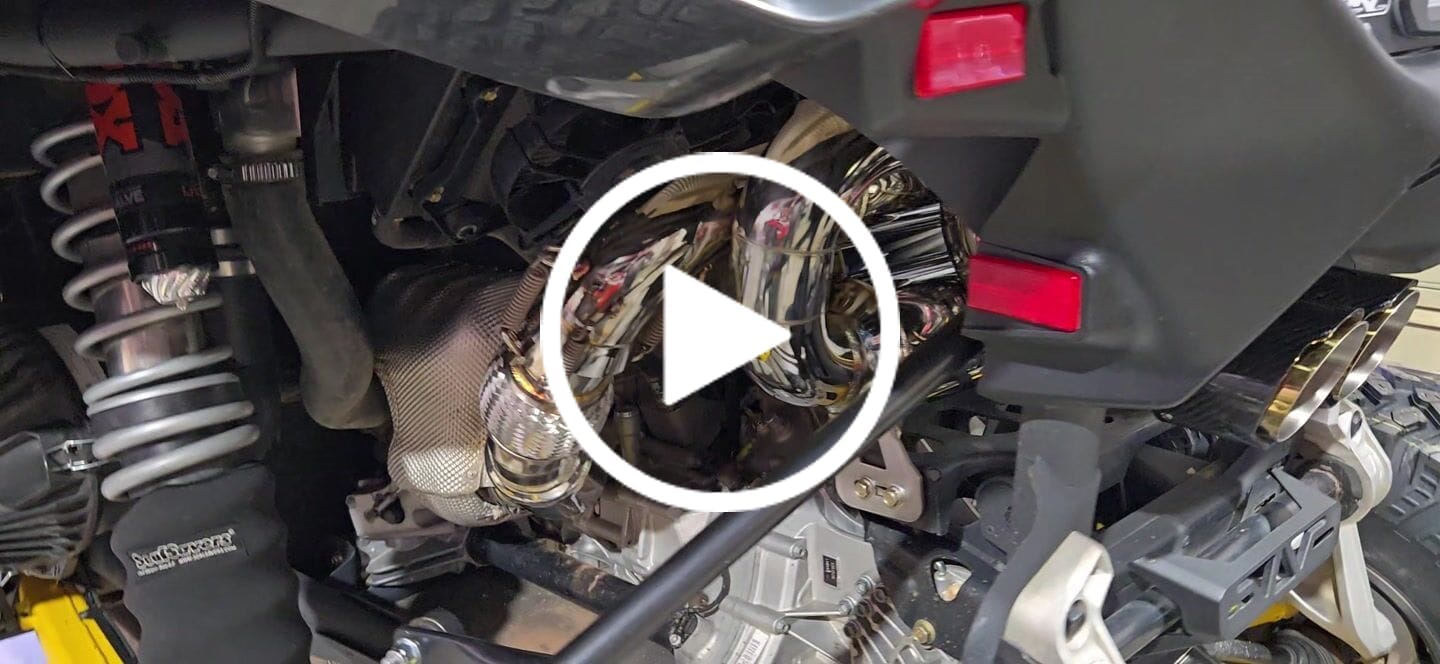 Customer video review of RPM Maverick R Carbon / Colored Dual Exhaust Tips
