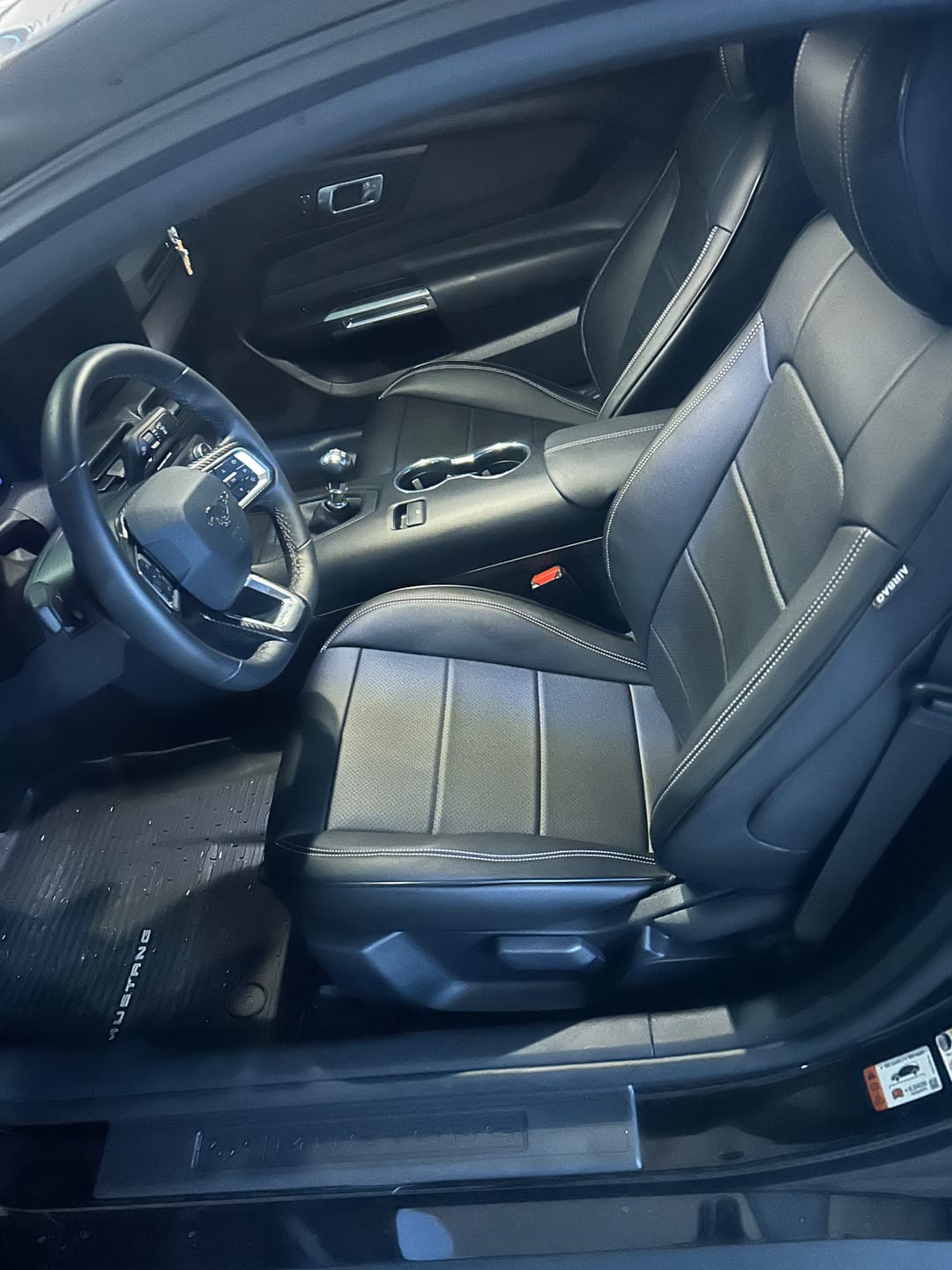 Customer photo review of 2024+ Ford Mustang S650 Coupe Leather Seat Covers