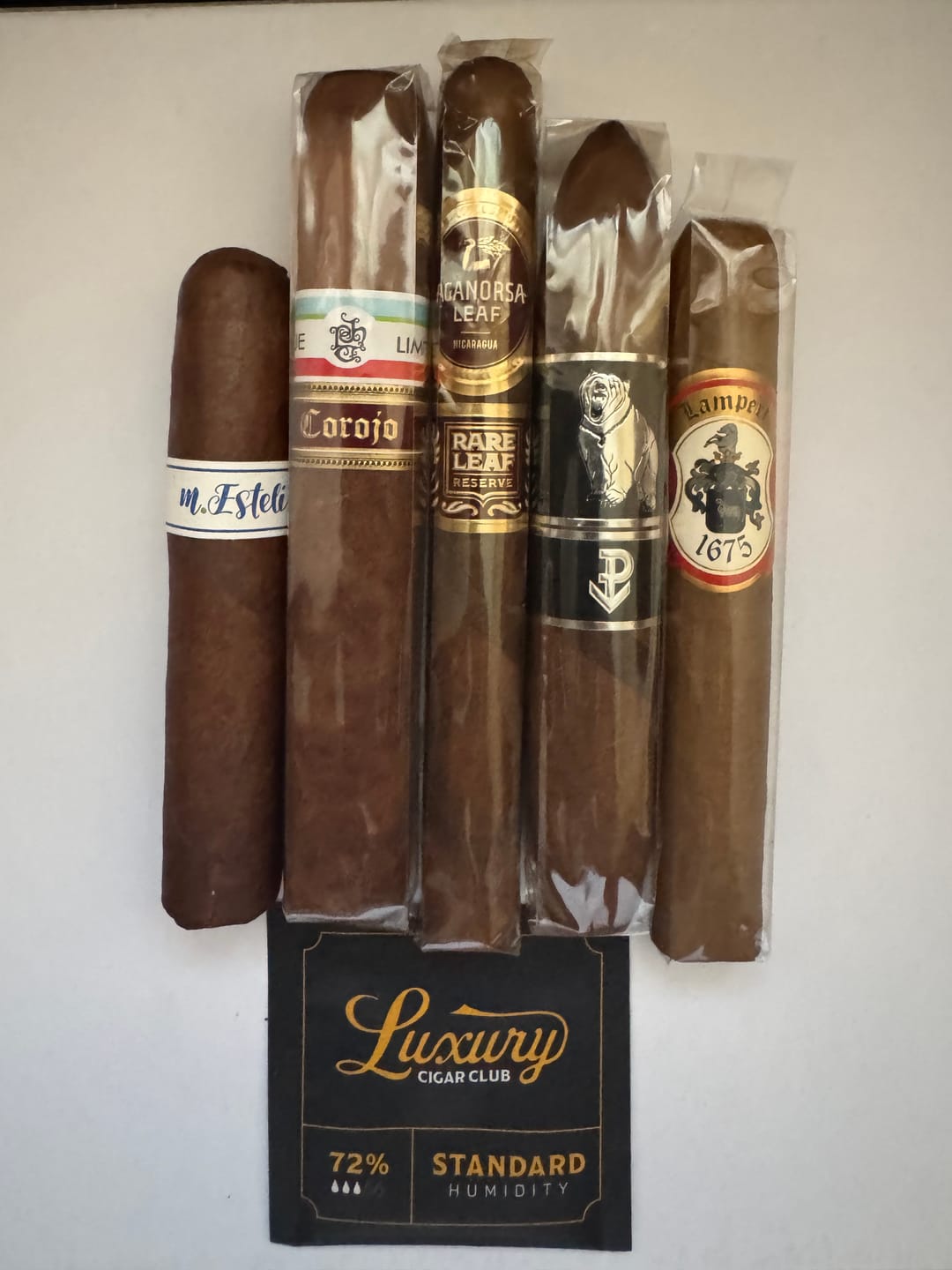 Customer photo review of Platinum Subscription Luxury Cigars Monthly