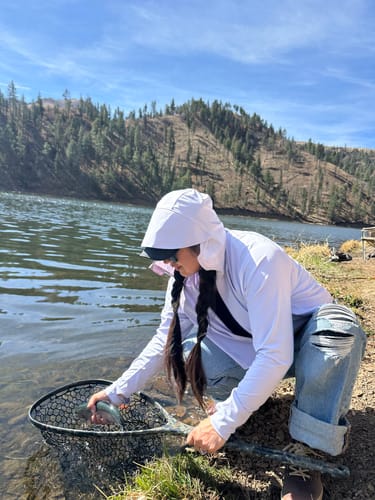 Customer photo review of Shroud - Women's Cooling Cape-Style Sun Jacket UPF100+ AL118