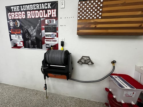 Customer photo review of Grandfalls Retractable Pressure Washer Pro