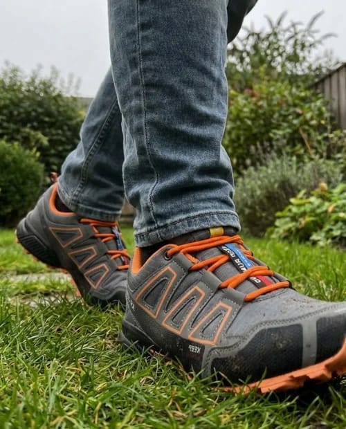 Customer photo review of Buty trekkingowe męskie – wodoodporne i antypoślizgowe – idealne do outdooru