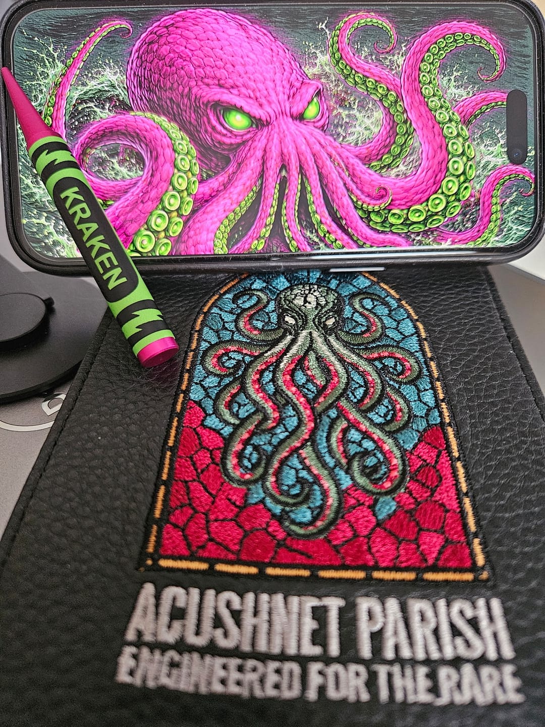 Customer photo review of 🍉 Slice Free Crayon Golf Divot Tool (Melon)