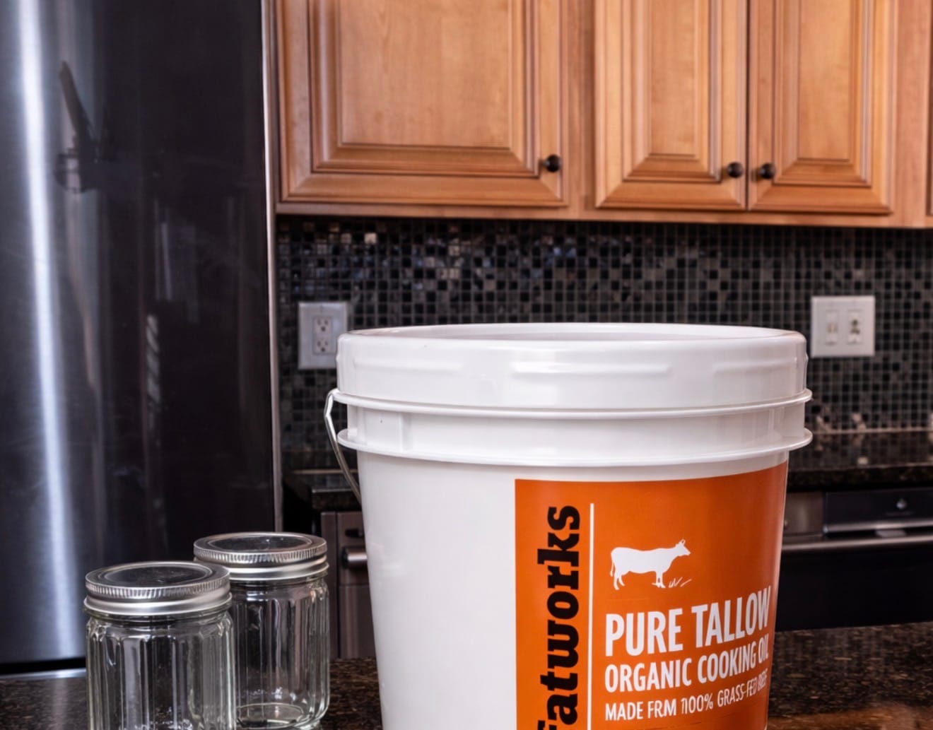 Customer photo review of 1 Gallon Organic Grass-Fed Beef Tallow