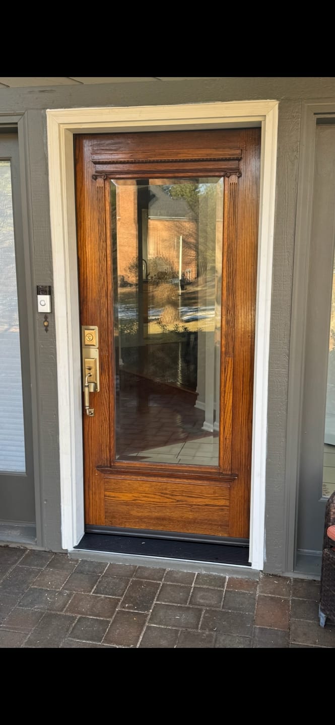Customer photo review of Exterior Blank Jamb Leg (Primed Poplar)
