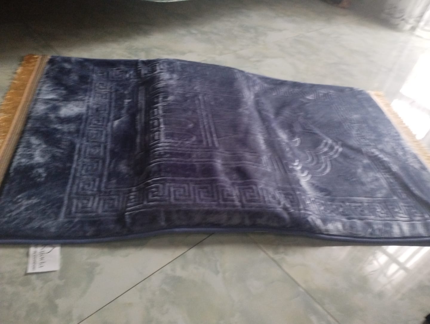Customer photo review of Medical Prayer Mat With Memory Foam Pillow