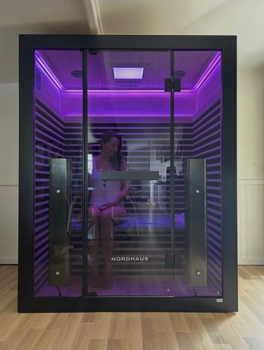 Customer photo review of 3 Person Full Spectrum Infrared Sauna + WIFI