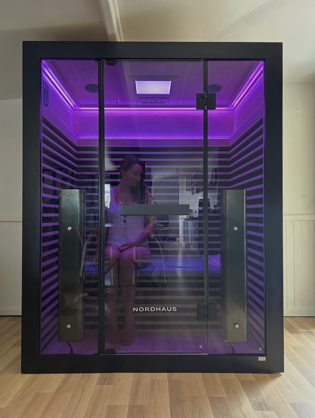 Customer photo review of 3 Person Full Spectrum Infrared Sauna + WIFI