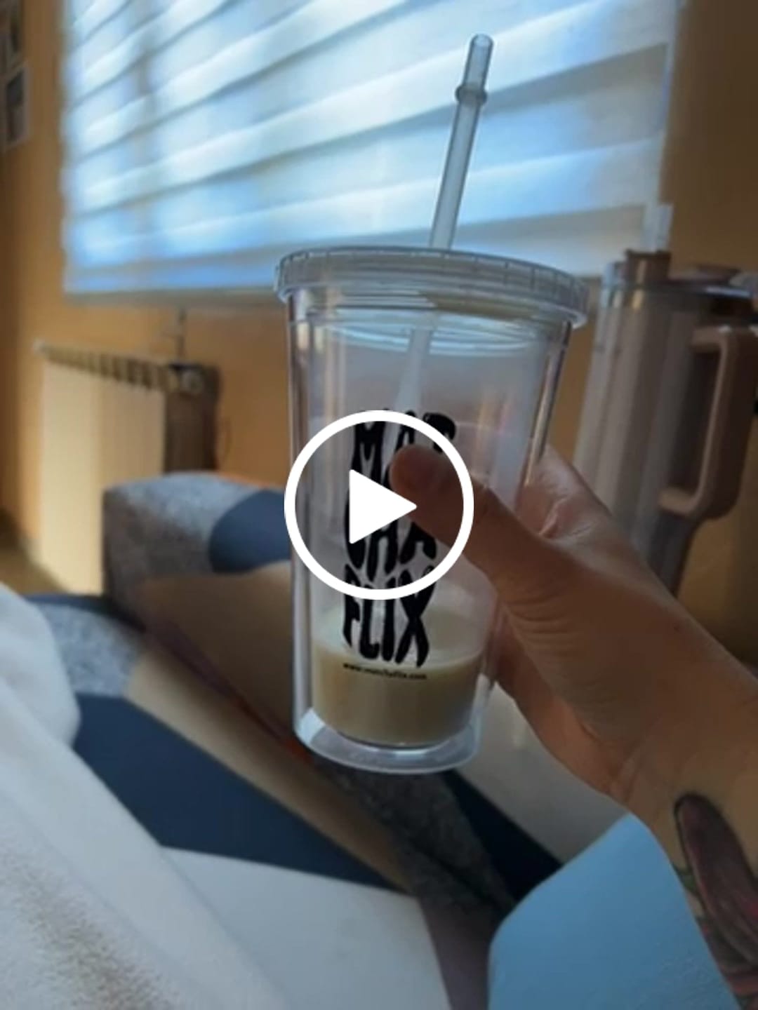 Customer video review of Vaso Oficial de Matchaflix