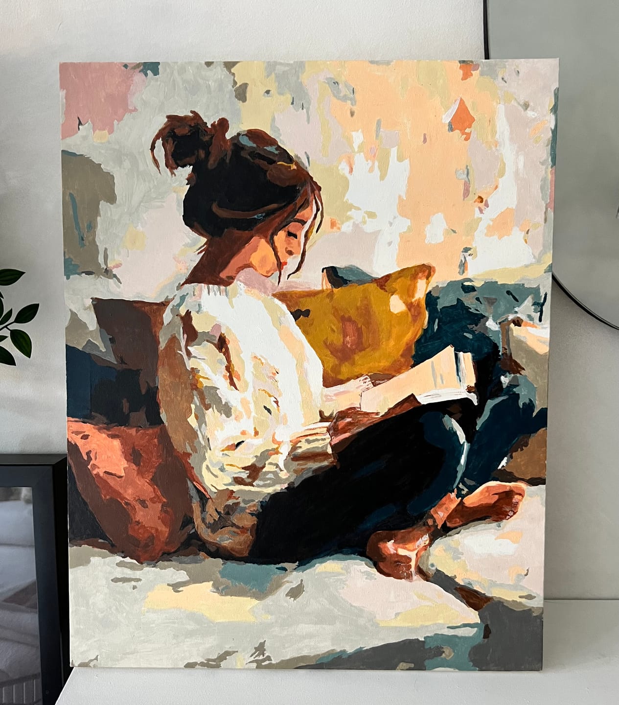 Customer photo review of Sunday time | Paint by Number