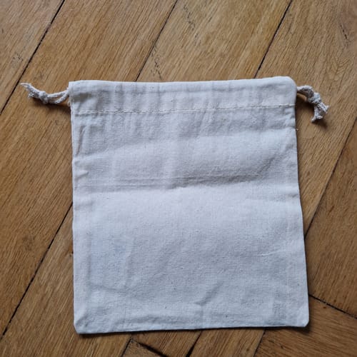 Customer photo review of Hochwertiger Geschenkbeutel 100% Baumwolle