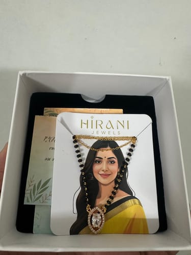 Customer photo review of Shubh Loop Mangalsutra