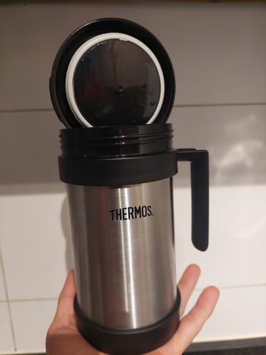 Customer photo review of TERMO COMIDA ACERO 470ML CON ASA