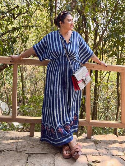 Customer photo review of Mrignayani Maxi Dress