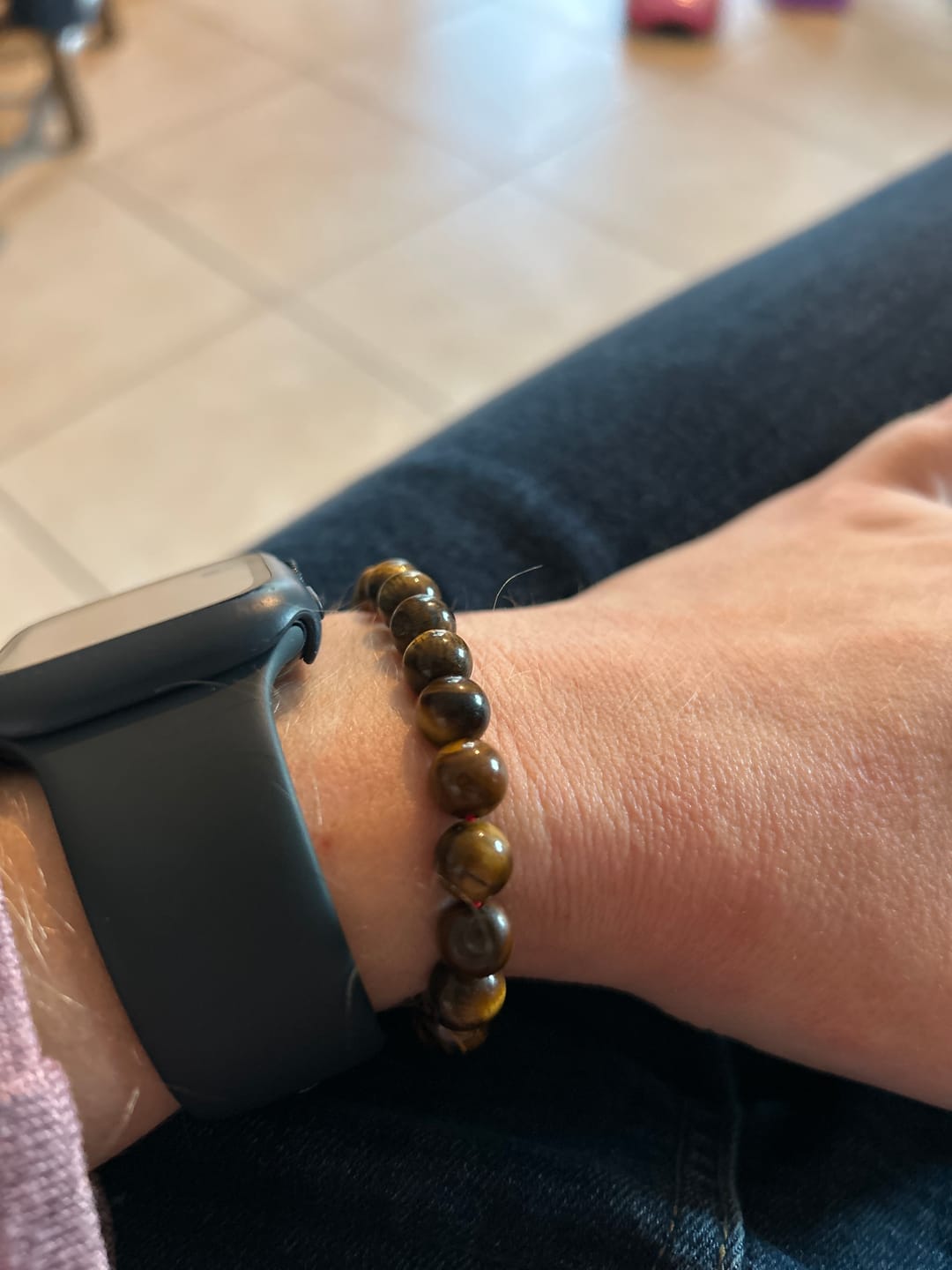 Customer photo review of Bracelets Œil de Tigre