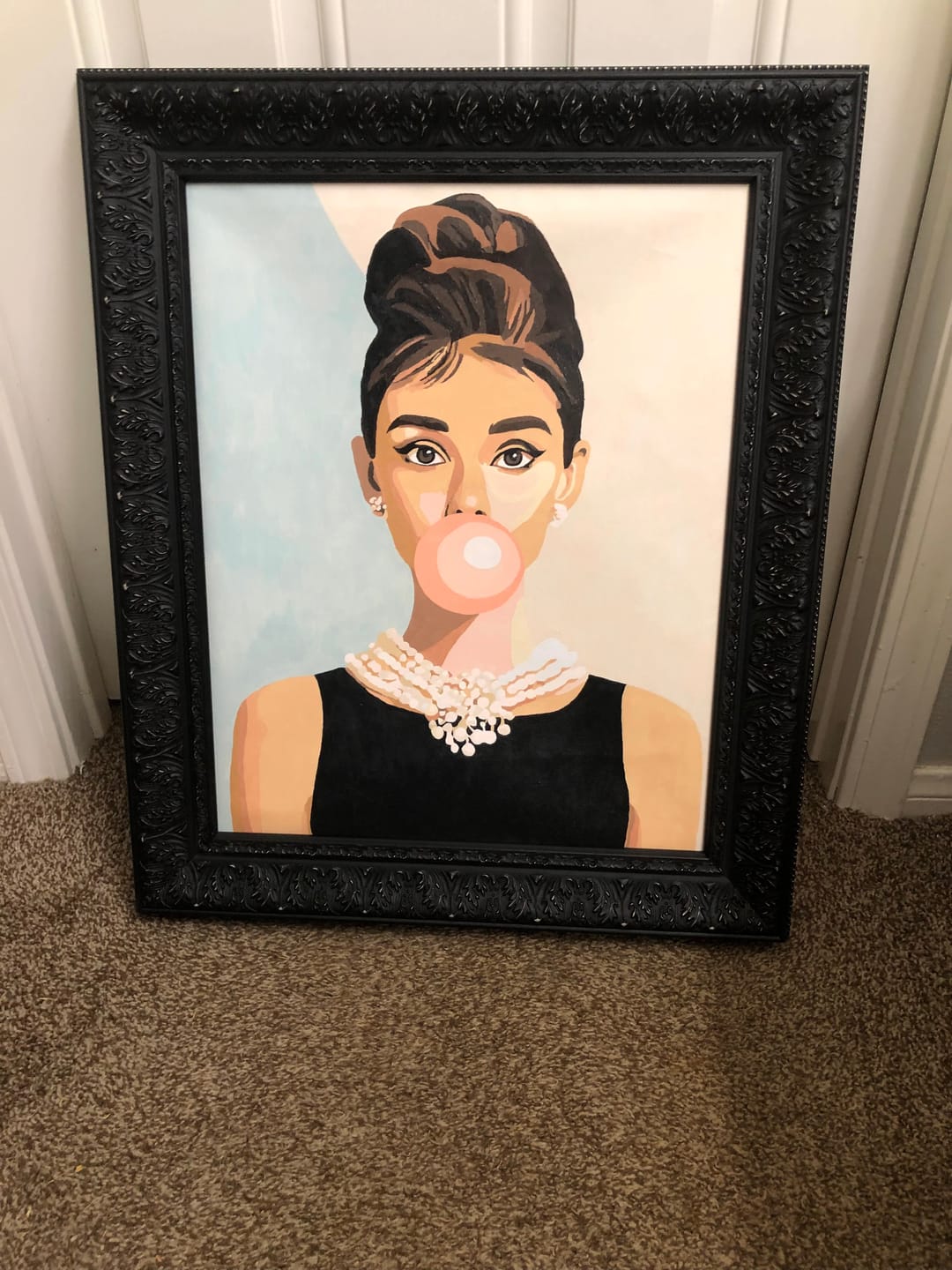 Customer photo review of Bubblegum Elegance | Paint by Number