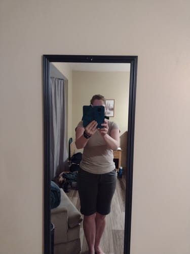 Customer photo review of Brigitte Brianna Seaside Shorts