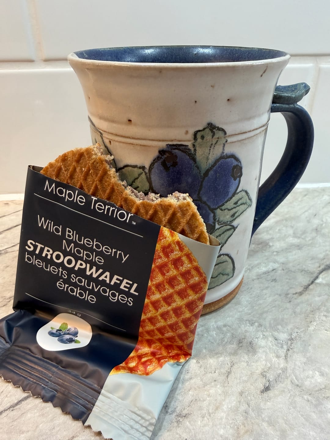 Customer photo review of Wild Blueberry Maple Stroopwafels