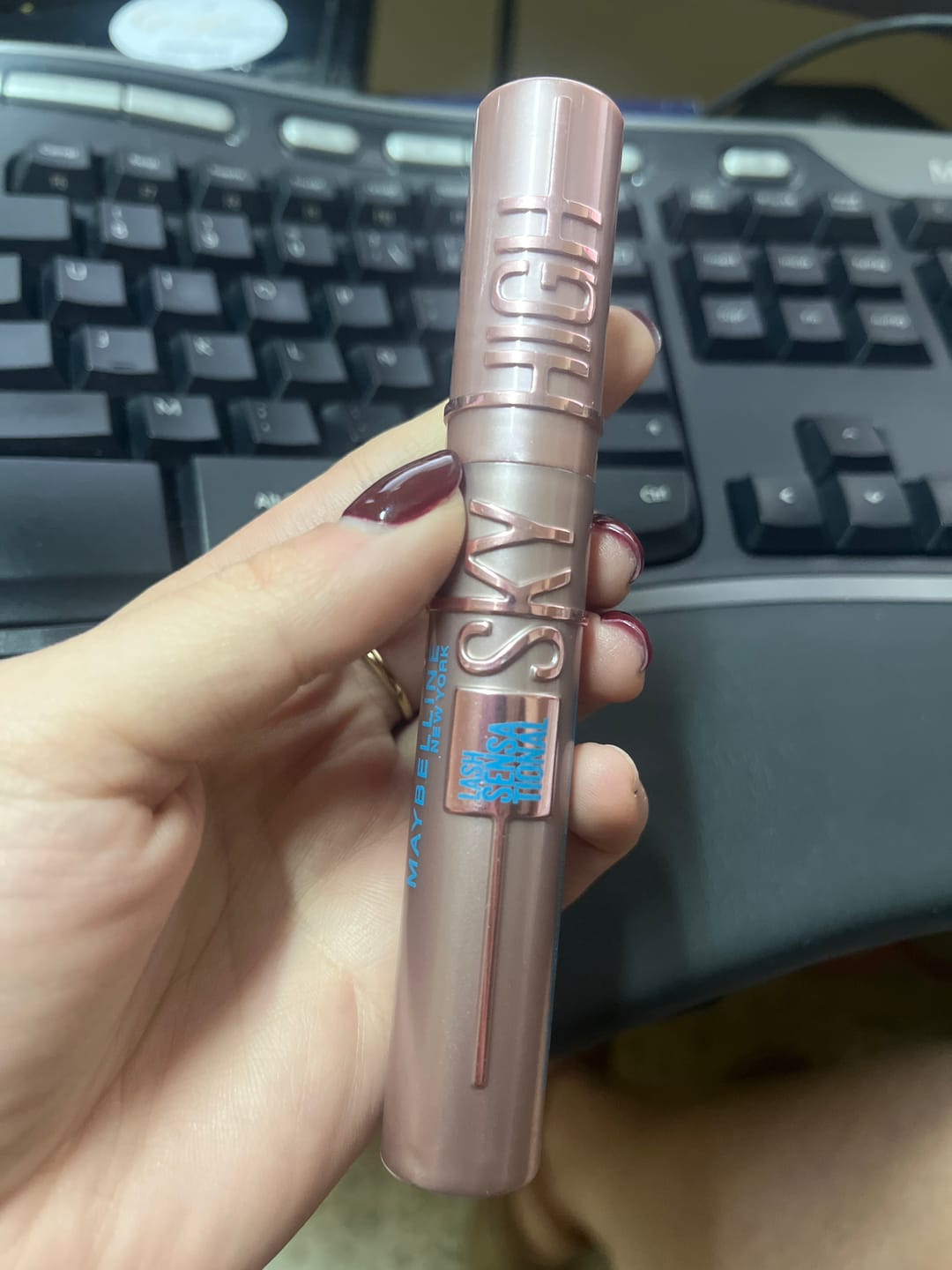 Customer photo review of Maybelline Lash Sensational Sky High Mascara