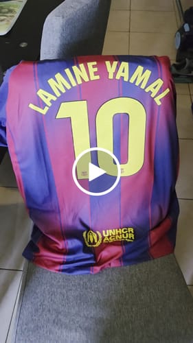 Customer video review of Maillot 25/26 Barcelone Domicile