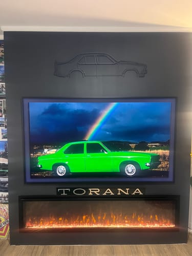 Customer photo review of Holden Torana SLR 5000 Metal Wall Art Silhouette