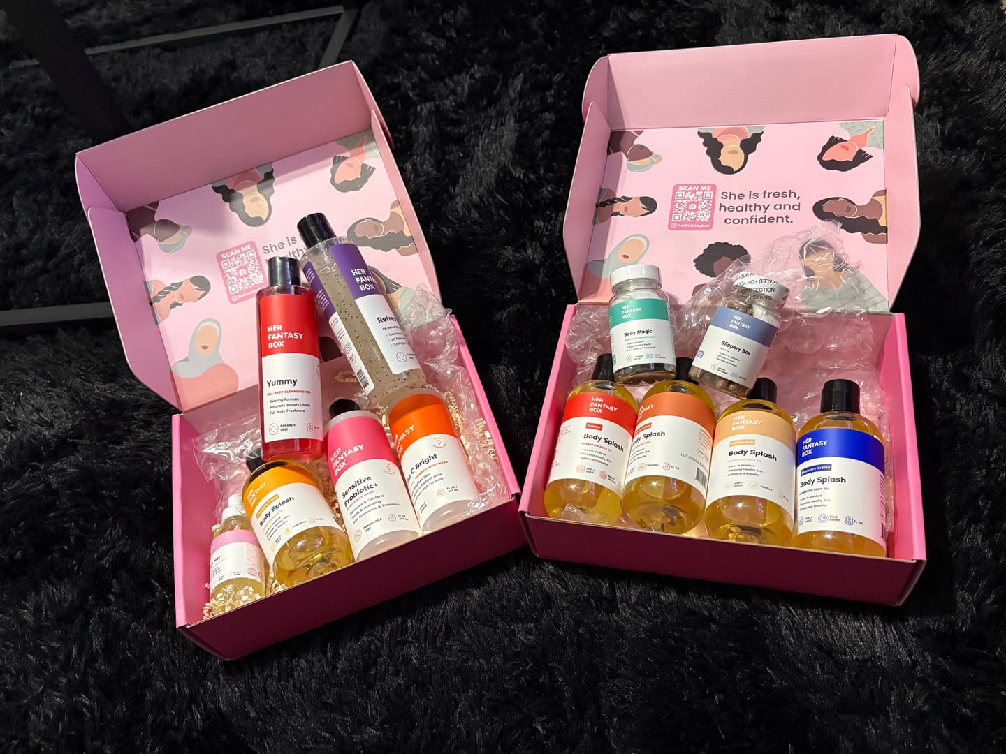 Customer photo review of Sweet Skin Body Oil Bundle