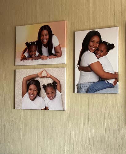 Customer photo review of 3 x A2 Canvas Combo