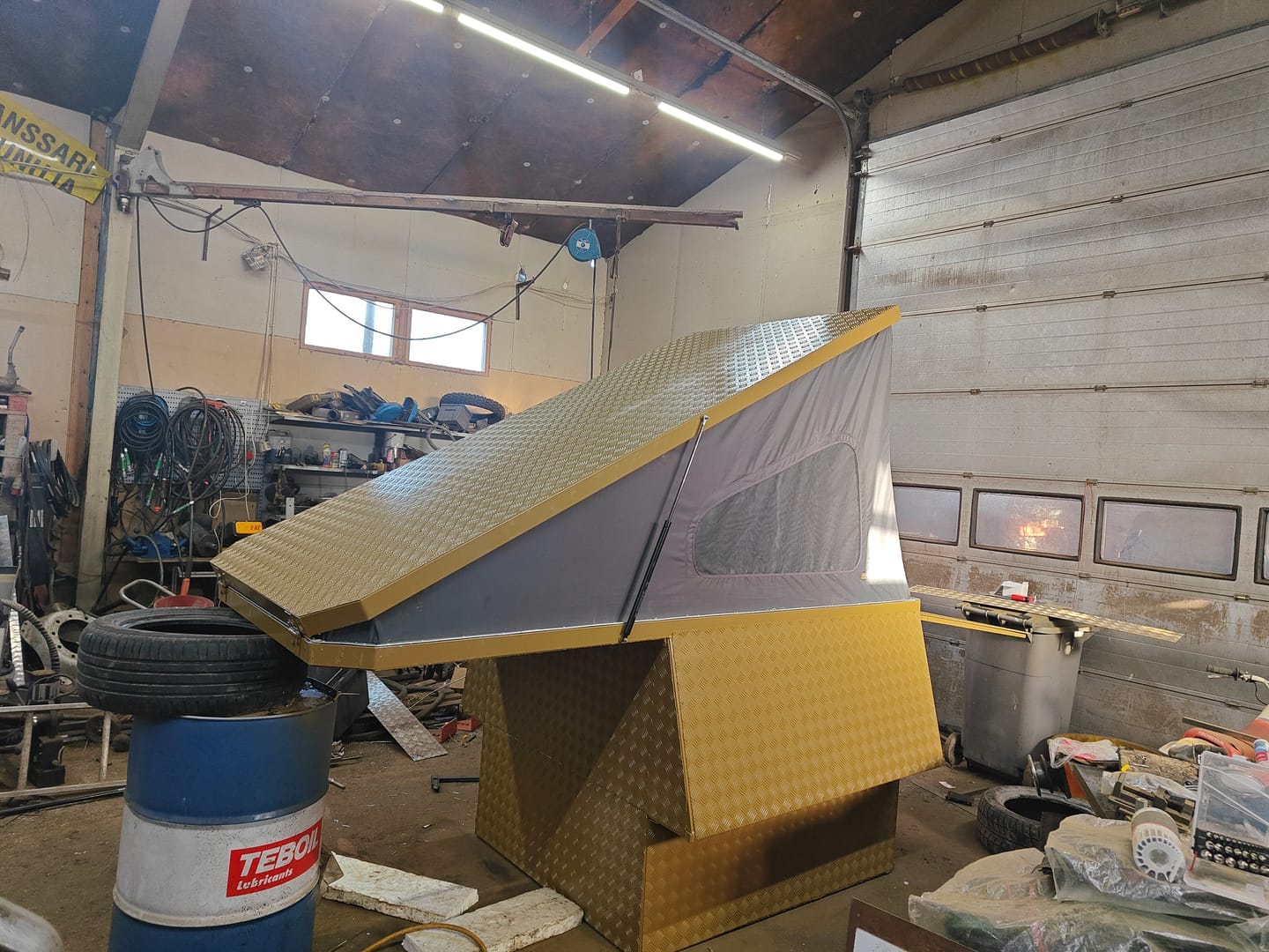 Customer photo review of Custom Size Pop-Top Roof Replacement Canvas - Made to Your Technical Drawing