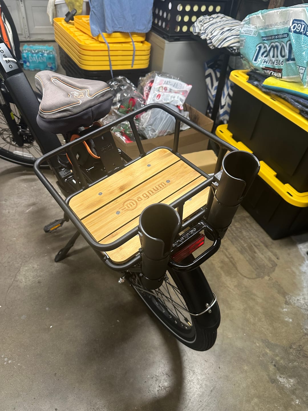 Customer photo review of Multi-Purpose Front Cargo Basket