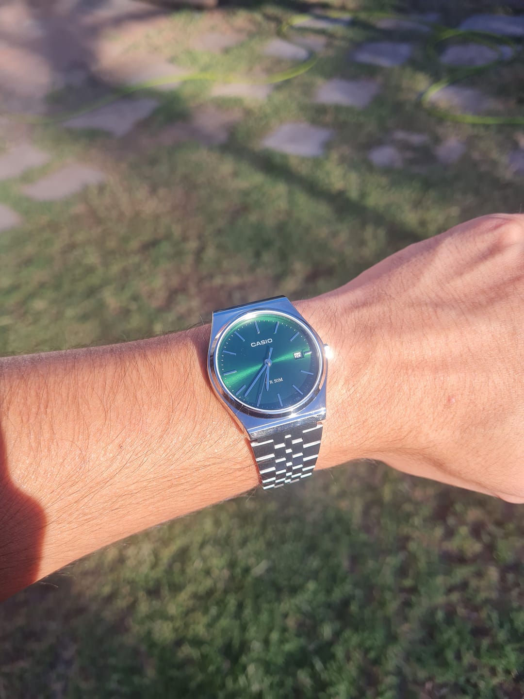 Customer photo review of Reloj Casio Análogo MTP-B145D-3AV Verde 35mm